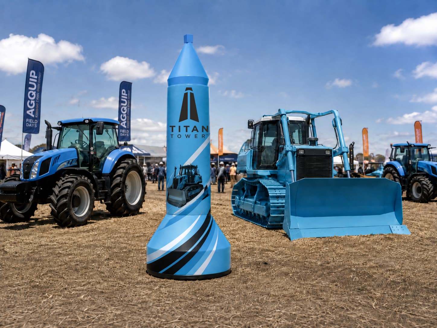 Titan Tower configured for a branded event activation