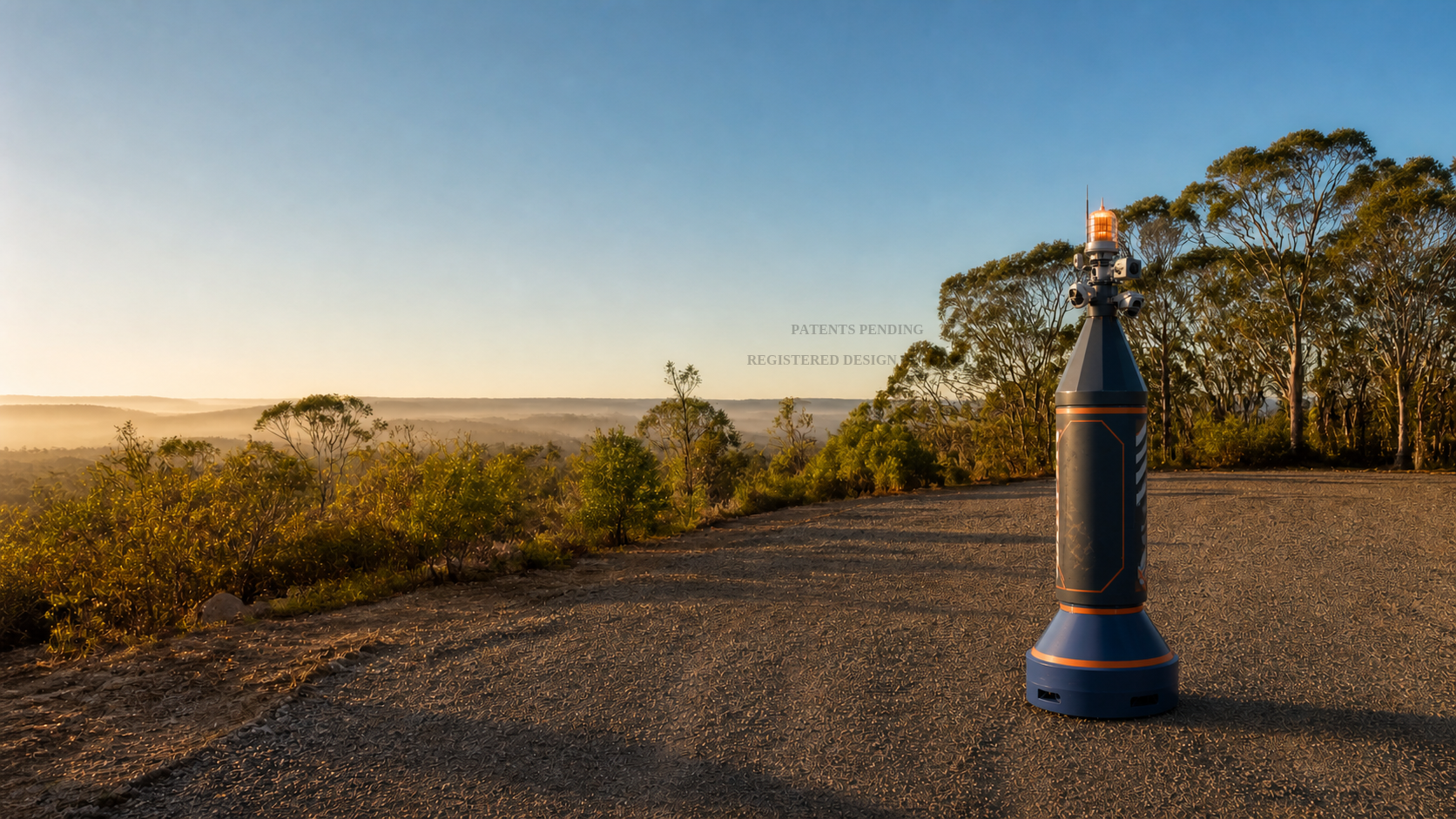 Titan site security tower deployed in Australian bushland